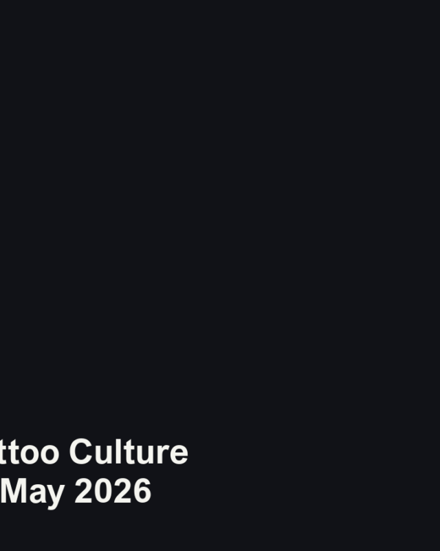 Las Vegas Tattoo Culture newsletter issue 1, May 2026, cover graphic